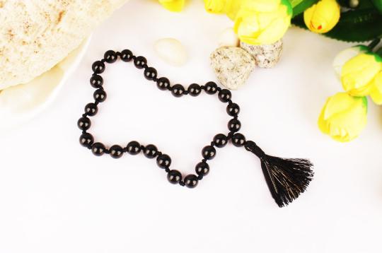 Black Agate Sumarni Mala